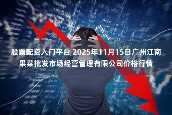股票配资入门平台 2025年11月15日广州江南果菜批发市场经营管理有限公司价格行情