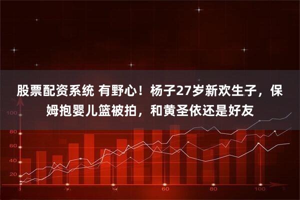 股票配资系统 有野心！杨子27岁新欢生子，保姆抱婴儿篮被拍，和黄圣依还是好友